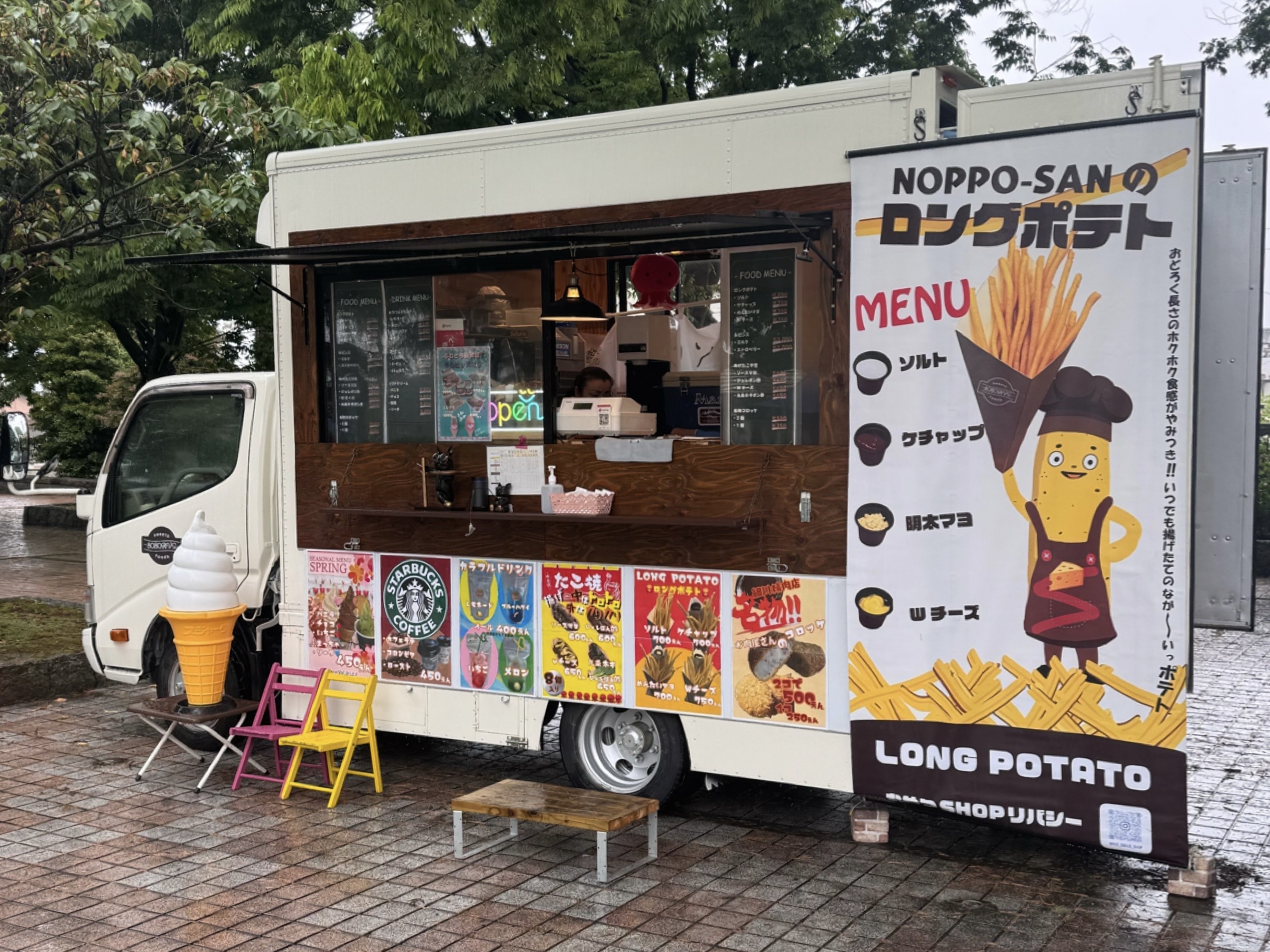 石川県の移動販売 おやつshopリバシー
